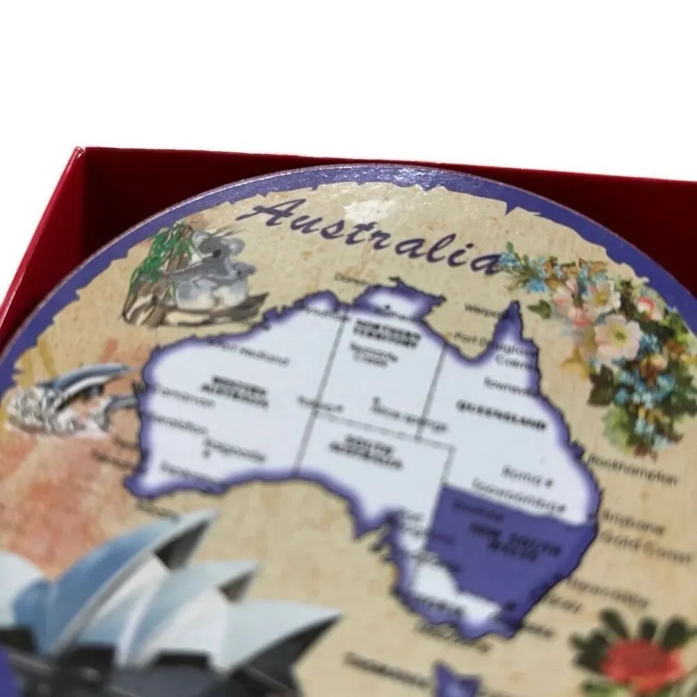 Australia Souvenir Round Drink Coasters